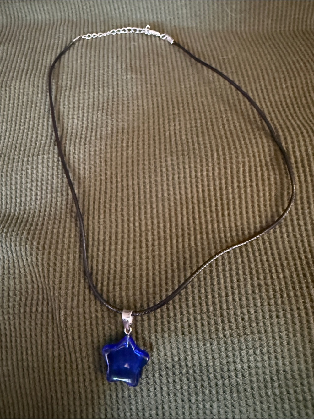 Handmade Blue Star Pendant Necklace - Brand